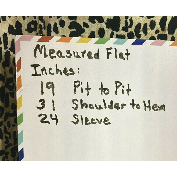 Animal Print Trench Coat Double Breasted Coat Leopard Print by Forever 21 - Picture 8 of 11